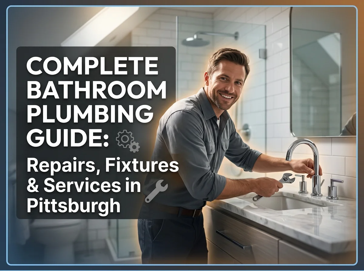 Complete Bathroom Plumbing Guide Repairs, Fixtures & Services in Pittsburgh