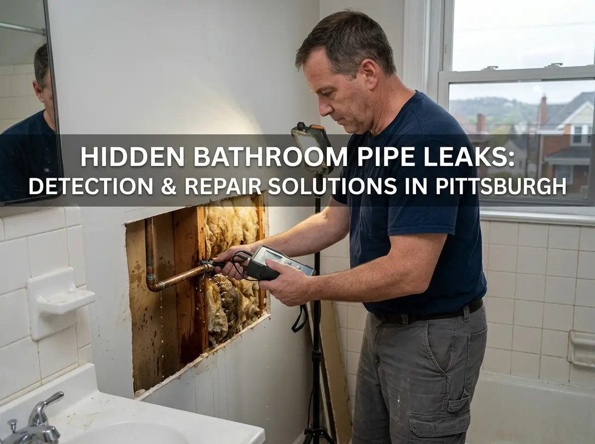 Hidden Bathroom Pipe Leaks Detection & Repair Solutions in Pittsburgh