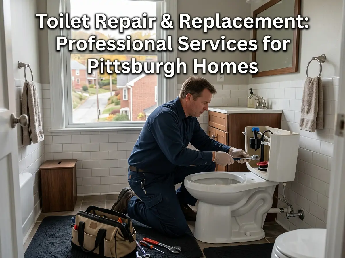 Toilet Repair & Replacement Professional Services for Pittsburgh Homes