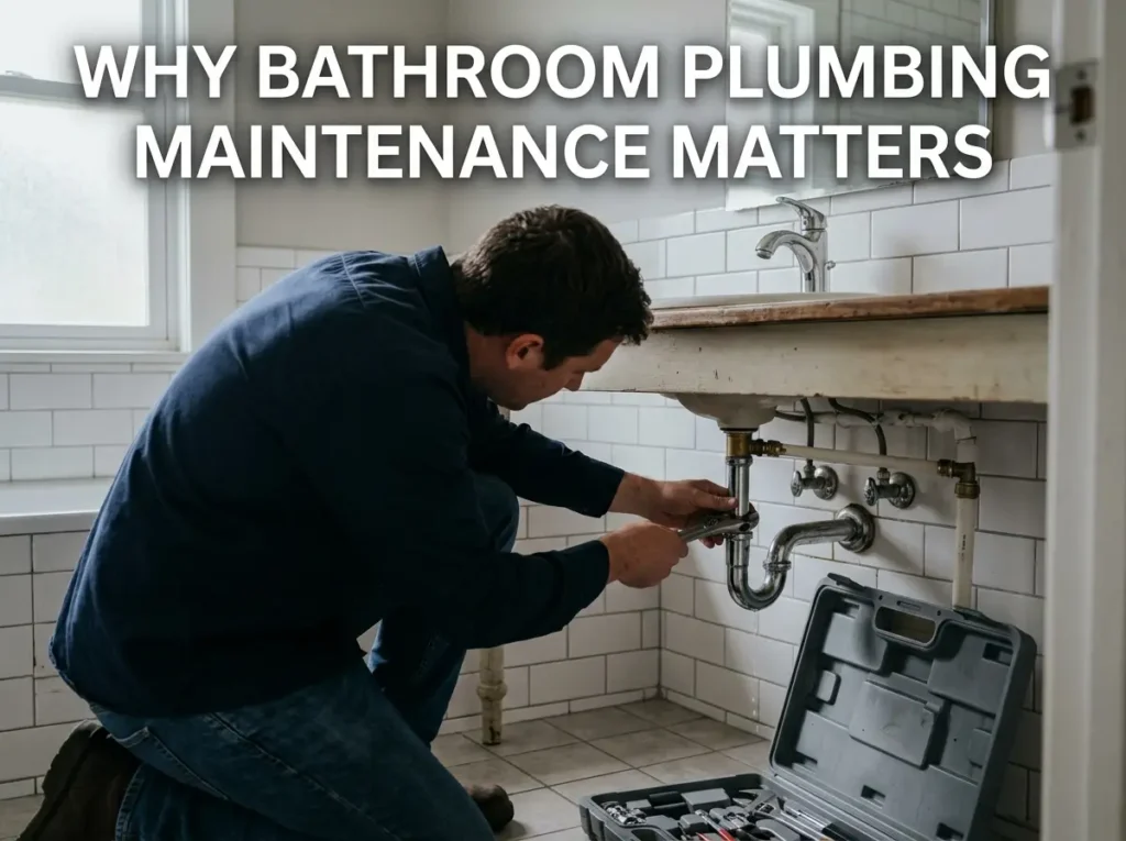 Why Bathroom Plumbing Maintenance Matters