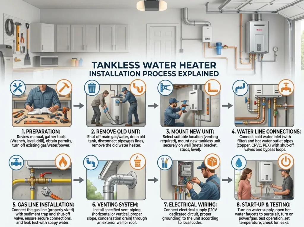 Tankless Water Heater Installation Process Explained