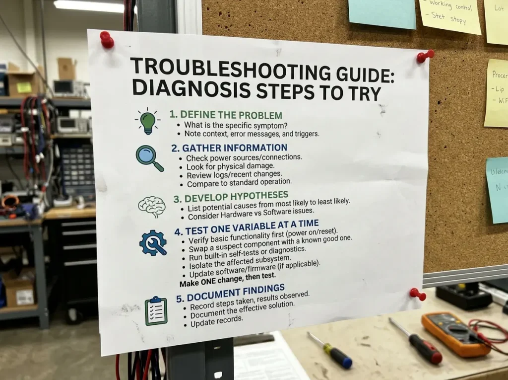 Troubleshooting Guide Diagnosis Steps To Try