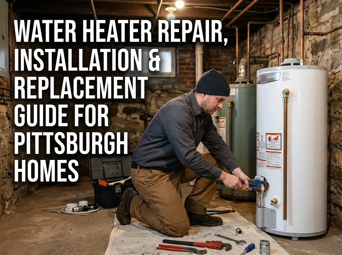 Water Heater Repair, Installation & Replacement Guide for Pittsburgh Homes